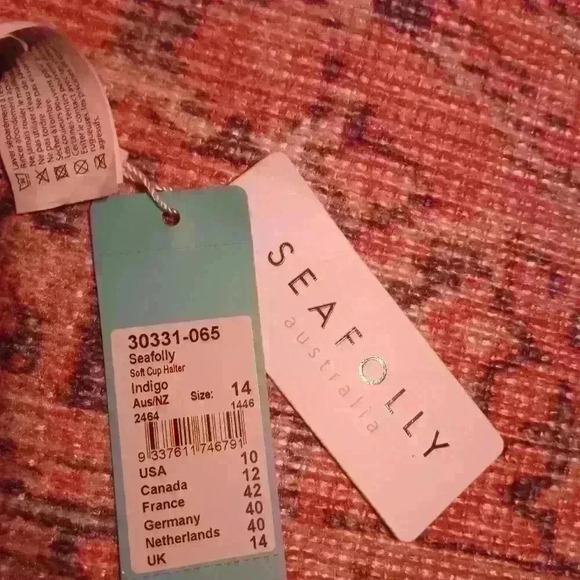 Seafolly Navy Bikini Top - Picture 4 of 5